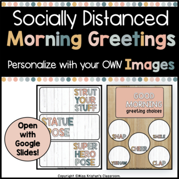 Preview of Social Distancing Morning Greeting Posters: Boho Neutral 