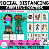Social Distancing Morning Greeting Posters! With & Without