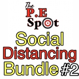 Social Distancing PE Lessons Bundle: Volume II