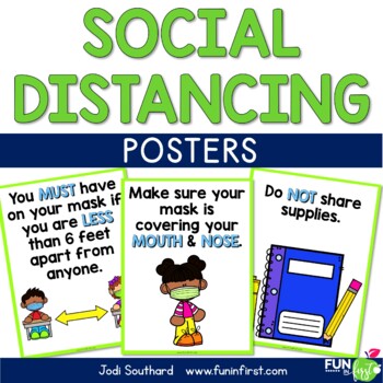 Preview of Social Distancing Posters