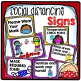 Social Distancing Signs, Back to school with Social Distan