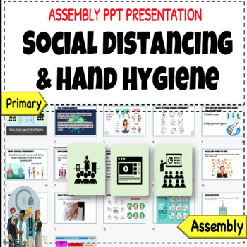 Preview of Social Distancing and Hand Hygiene Elementary Assembly Mini Lesson