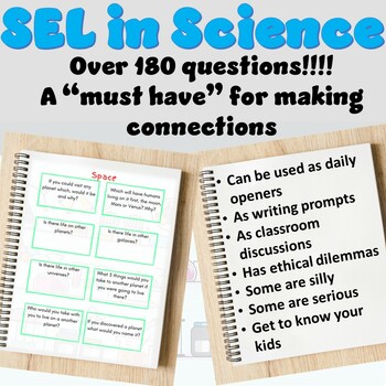 Preview of Social Emotion Learning (SEL) in science YEAR LONG!!!