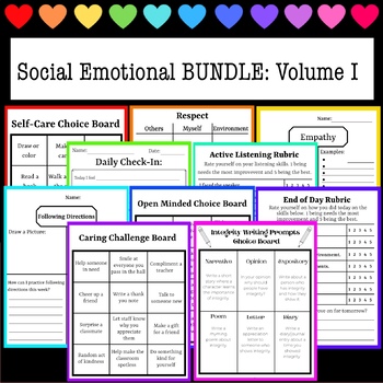 Preview of Social Emotional Behavior BUNDLE - (11 Units - 70 Pages!) - SEL / Life Skills