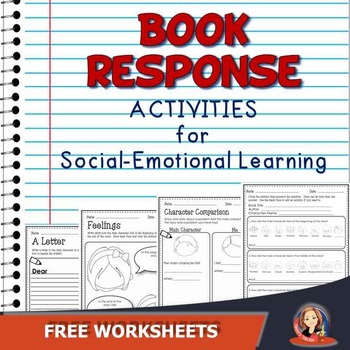 Preview of Social-Emotional Book Response Freebie