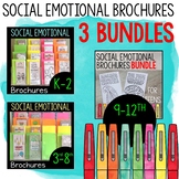 Social Emotional Brochures K-12th Mega Bundle