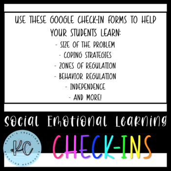 Preview of Social Emotional Check-In Google Forms