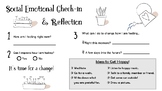 Social Emotional Check-in and Reflection