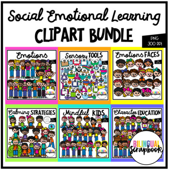 Preview of Social Emotional Learning BUNDLE Clipart