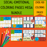 Social-Emotional Coloring Pages MEGA Bundle!