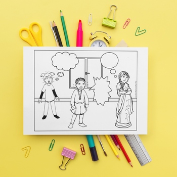 Free Vector | Happy teachers day sketch book design