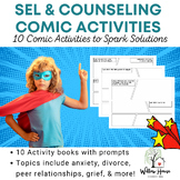 Social Emotional Counseling Comic Activity Books