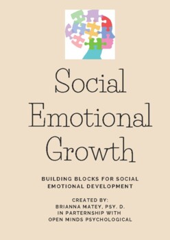 Preview of Social Emotional Development Workbook