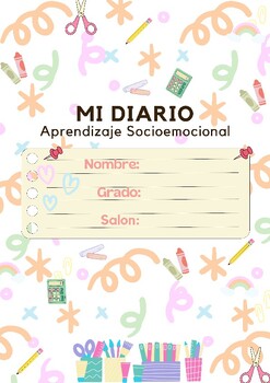 Preview of Social-emotional Diary in Spanish/ Diario de Aprendizaje Socio-emocional