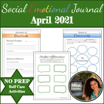 Preview of Social Emotional Digital Journal | With Printable Version