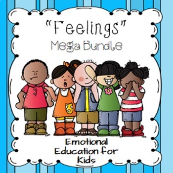 Preview of Social Emotional Education for PK, Feelings & Emotions Bundle