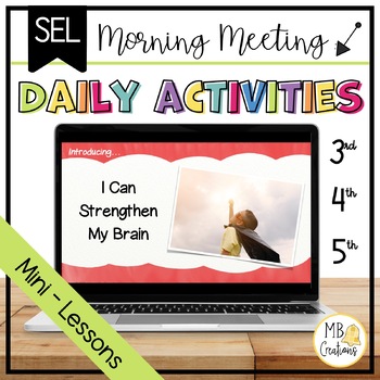 Preview of Working Memory Activities + Self-Assessment - Class Morning Meeting/SEL Lesson