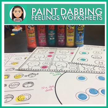 Preview of Social Emotional: Feelings Paint Dabber Worksheets