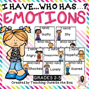 Preview of I have, Who Has Emotions Game