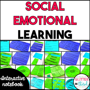 Social & Emotional Health Interactive Notebook by Glitter in Third