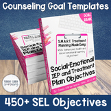 Social Emotional IEP Objectives and Treatment Plan Counsel