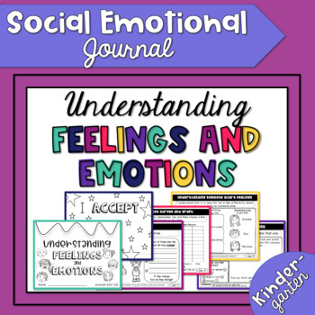 Preview of Social Emotional Journal - Understanding Feelings and Emotions