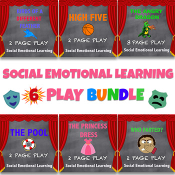 Preview of Social Emotional Learning - 6 Play Bundle