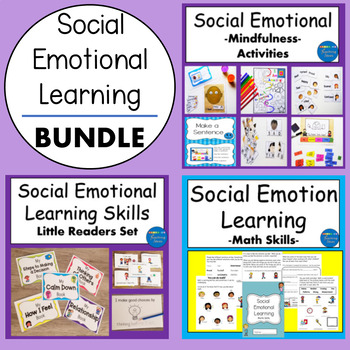 Social Emotional Learning Activities Bundle by Hands On Teaching Ideas