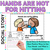 Social Emotional Learning Activities No Hitting Hands are 