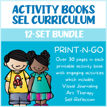 Preview of Social Emotional Learning Activity Book Bundle (Print-N-Go)