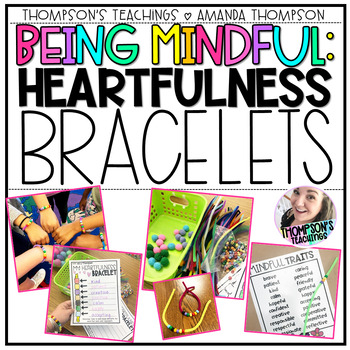 Preview of Social Emotional Learning Activity - Mindfulness Activity- Bracelets