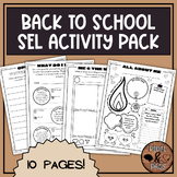 Social Emotional Learning Activity Pack | Back to School