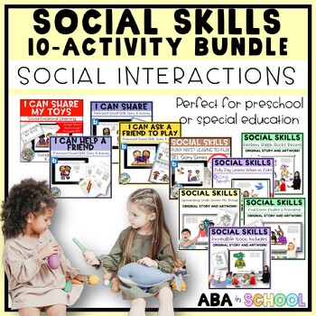 Social Emotional Learning Activity SOCIAL and PLAY | Social Skills ...