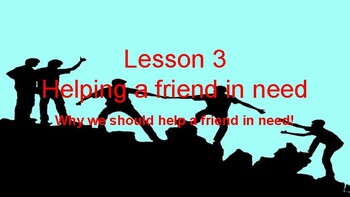 Preview of Social Emotional Learning - Being a Good Friend