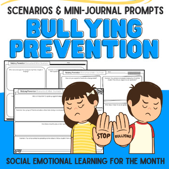 Social Emotional Learning: Bully Prevention Anti-Bullying Scenarios ...