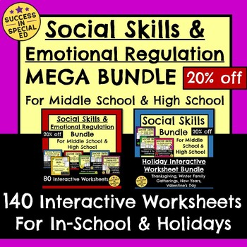 Preview of Social Emotional Learning Mega Bundle for Middle School and High School
