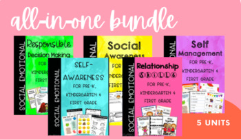 Preview of Social Emotional Learning Bundle for Primary Grades