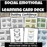 Social Emotional Learning Card Deck: Building Confidence (