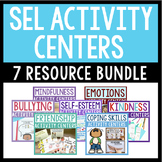 Social Emotional Learning Centers For School Counseling Lessons