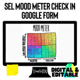 Social Emotional Learning Check In Mood Meter