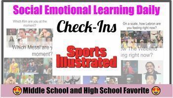 Preview of Social Emotional Learning Check-In SEL Mood Board How are you feeling? Scale