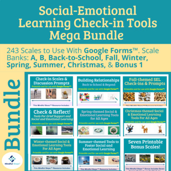 Preview of Social and Emotional Learning Tools Check in Forms Bundle