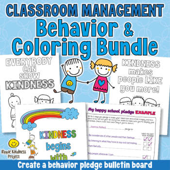 Social Emotional Learning Activities Coloring Pages Bundle