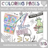 Social Emotional Learning | Coloring Pages | Bundled Set