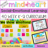 Social Emotional Learning Curriculum 40 Week K-2 SEL Activ