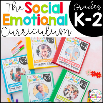 Preview of Social Emotional Learning Curriculum K-2 FULL YEAR of SEL Lessons & Activities