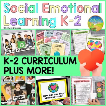 Preview of Social Emotional Learning Curriculum MEGA BUNDLE for K-2 SEL Skills