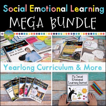 Preview of Social Emotional Learning Curriculum MEGA Bundle with Lessons & Activities
