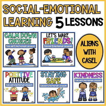 Preview of Social Emotional Learning Curriculum Mini Bundle Kindergarten | Social Skills