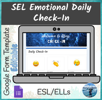 Preview of Daily Check-In for English Language Learners | Social Emotional Learning